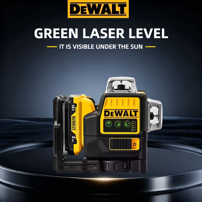 dewalt-dw089lg-12v-max-12-line-3×360°-green-beam-laser-level-self-leveling-horizontal-vertical-cross-line-measuring-tool