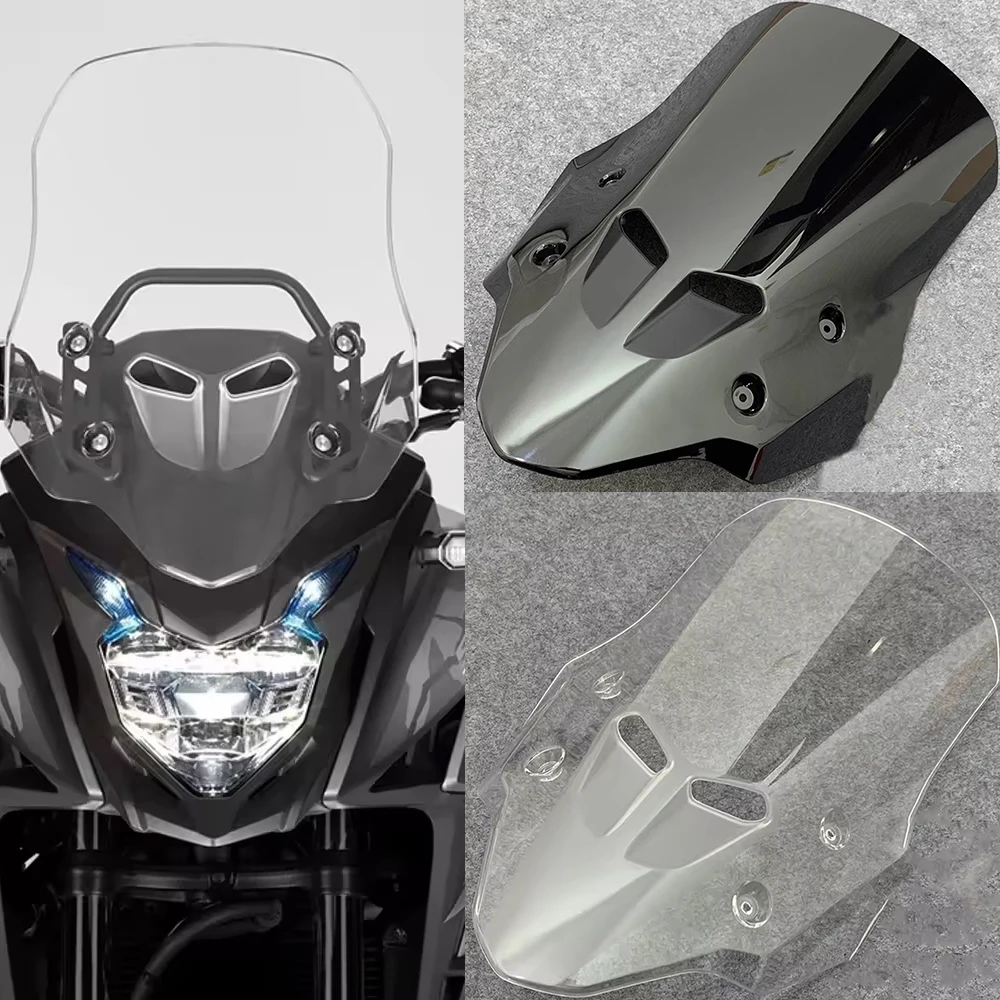 

Motorcycle Accessories Windshield For Honda CB400X CB500X 2018 2019 2020 2021-2024 Windscreen Deflector Screen Double Bubble