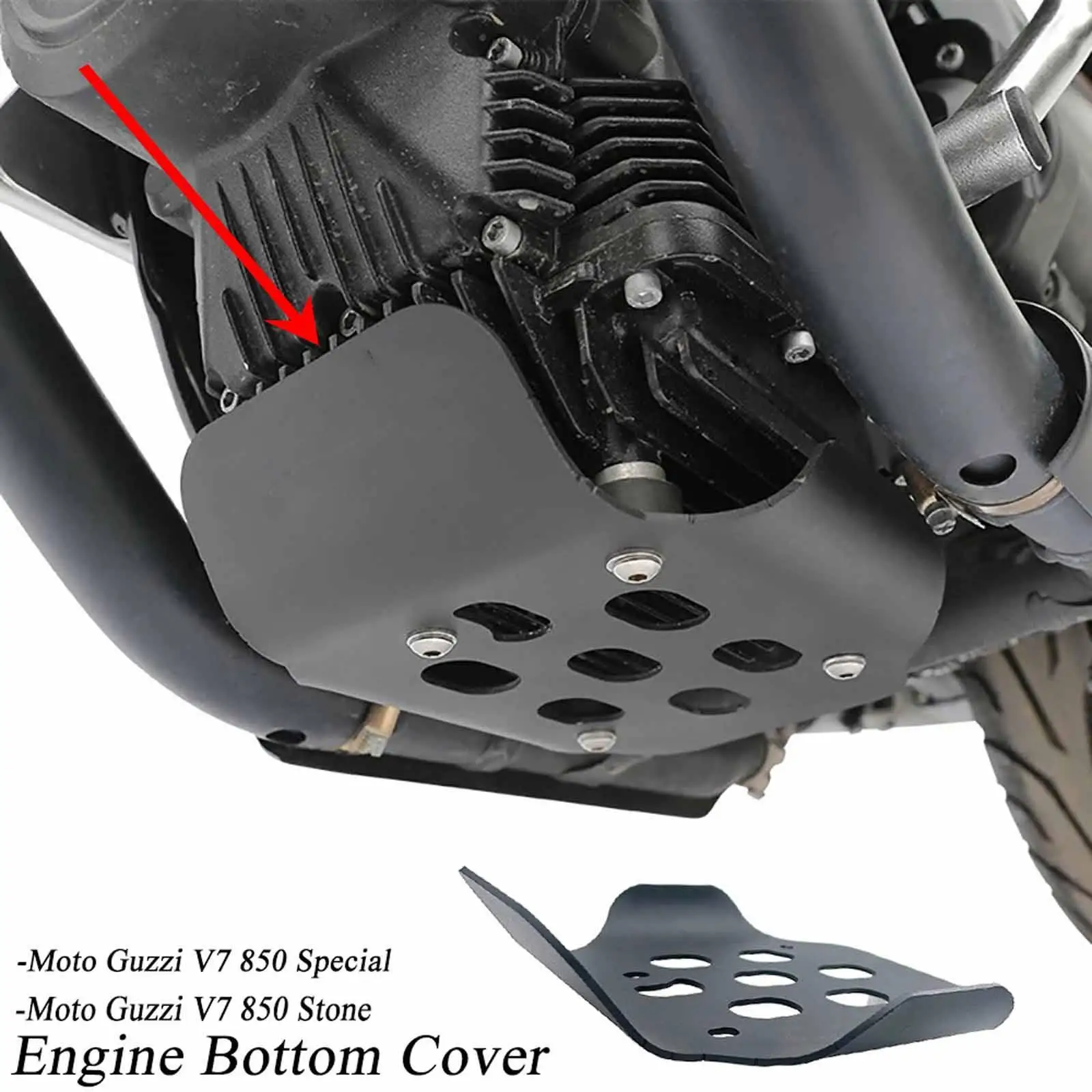 

Motorcycle Engine Chassis Guard Spare Parts Replaces Engine Protection Cover