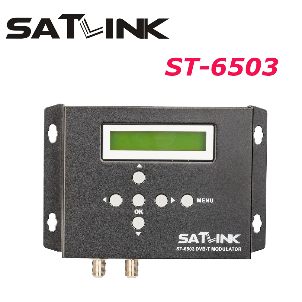 Satlink ST6503 ST-6503 modulador DVB-T enrutador AV modulador DM decodificador DVB-T terrestre Digital TV modulador RF receptor de TV satelital