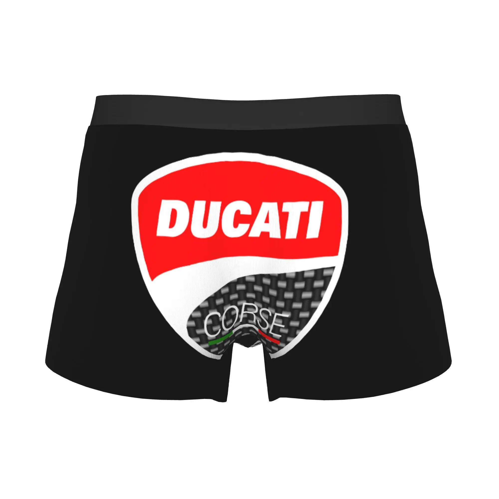 Racing Sprot Ducatis Underwear Men Print Motorcycle  Boxer Briefs Shorts Panties Breathable Underpants