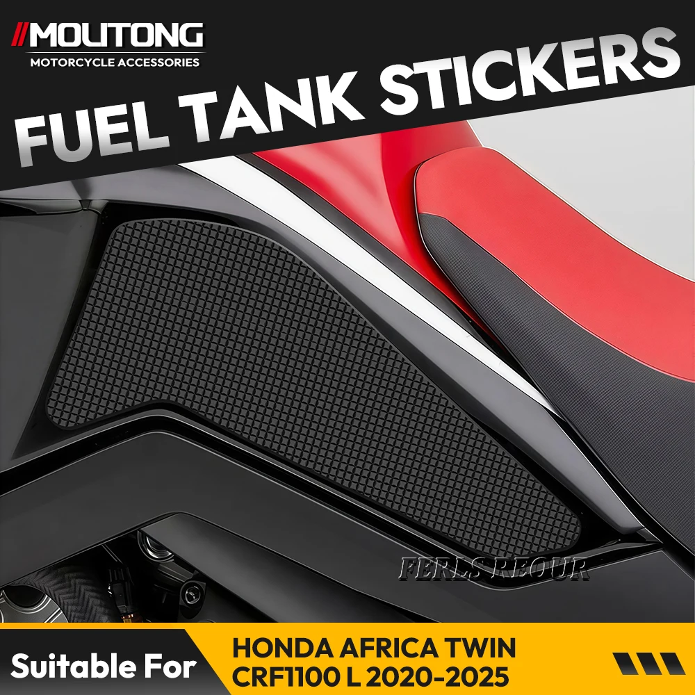 Off Road All Terrain Moto Tank Grips For HONDA AFRICA TWIN CRF1100 L 2020-2025 Adventure Rubber Anti Weather Wear Kits
