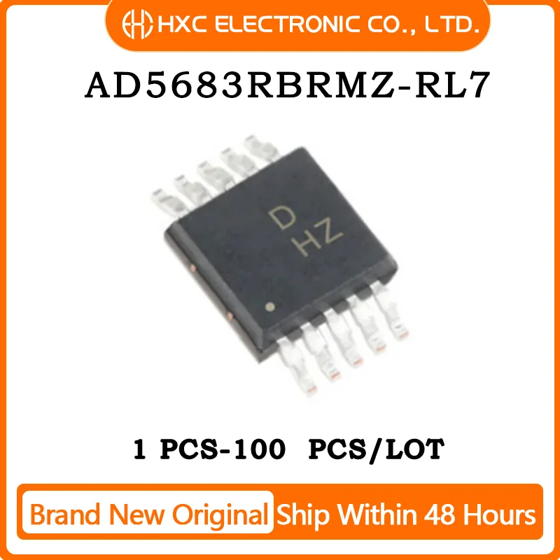 1PCS/5PCS/10PCS/50PCS AD5683RBRMZ-RL7 IC DAC 16BIT V-OUT 10MSOP Brand New Original IC Chip