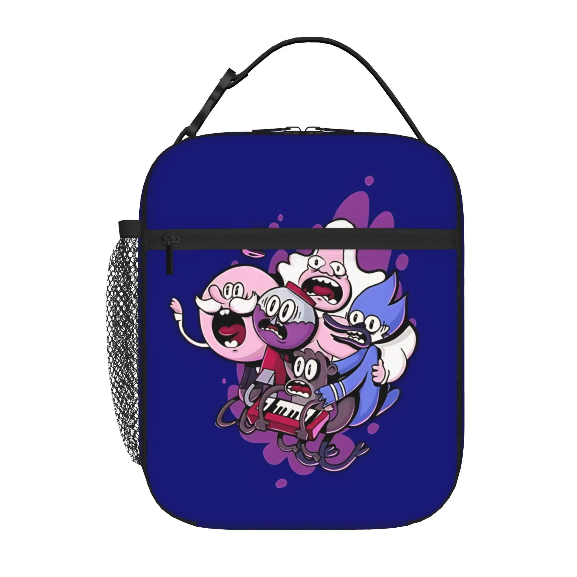 1 Piece Portable Lunch Container The Power Zipper Closure Durable Pocket R-Regular show For Lunch Box Bag