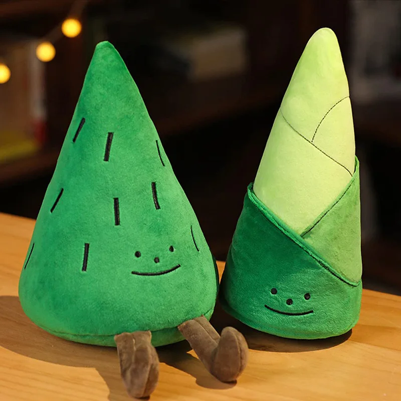 Bamboo Shoots Plush Toy Bamboo Shoot Soft Toy Stuffed Plants Plush Doll Cartoon Pillow Gift Home Decoration