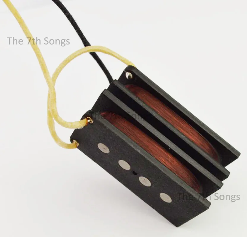 Alnico 5 10.8K Plain Enamel Precision P B Bass Pickup Black Baseplate Vintage Single Coil 4 Strings for Electric Bass Guitar