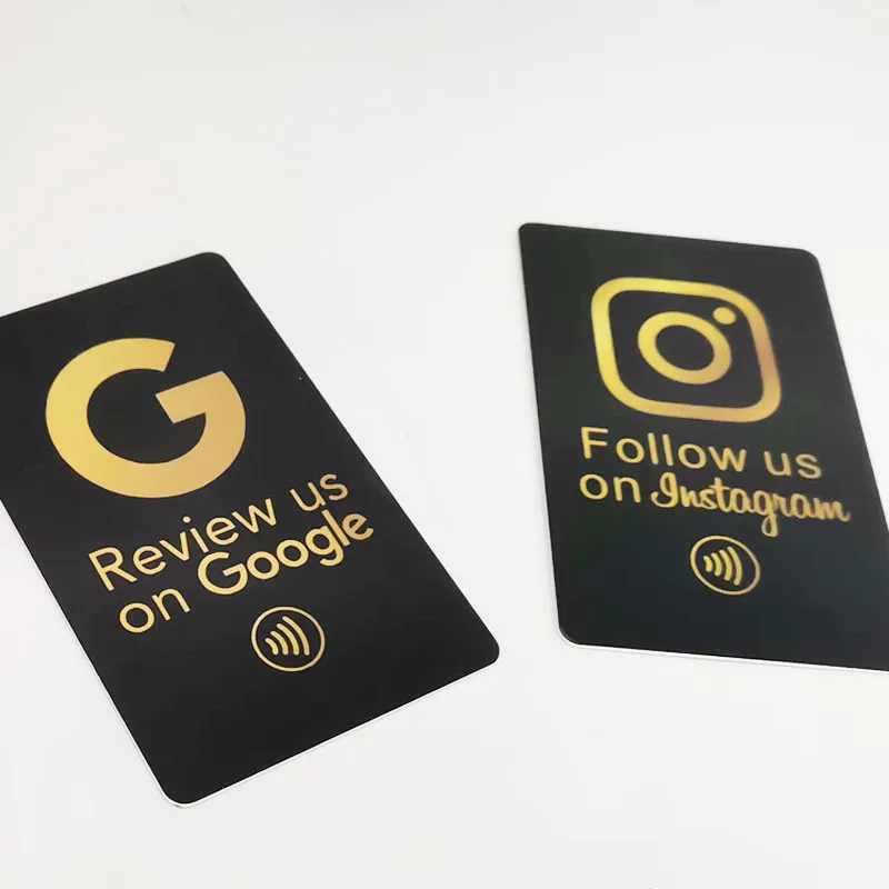 Google Review Card Reusable NFC Smart Card Tap to Review Card