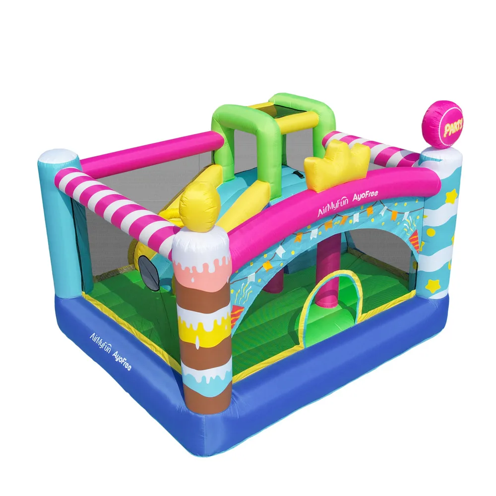 

Candle Bounce Castle Kids Inflatable Jumping Castle for Joyful Play Inflatable Mini Bounce House With Slide