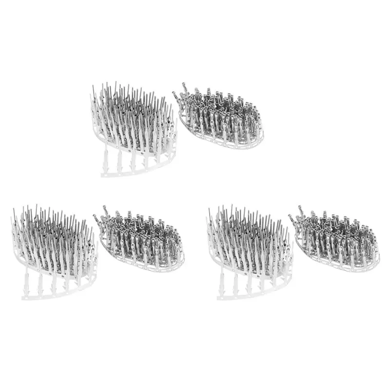 A93E-600PCS 2.54Mm Pitch Male&Female Pin Connector Jumper Wire Cable Male&Female Pin Crimp Terminal Connector