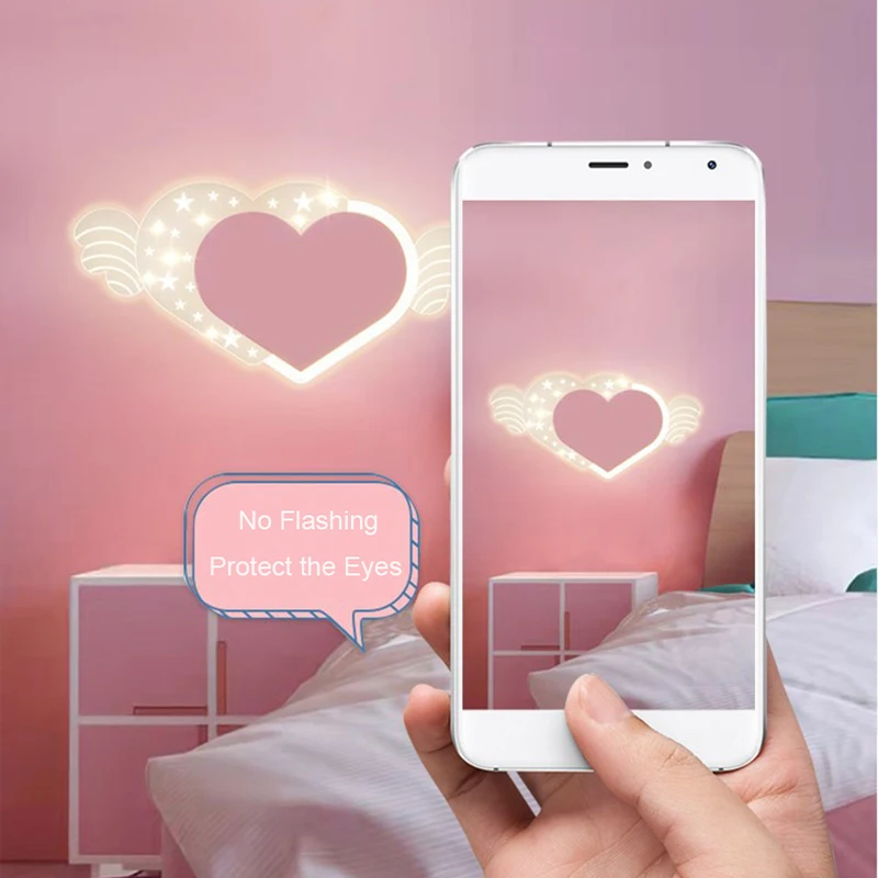 Wand montage Jungen oder Mädchen Kinderzimmer Wand leuchte 3 Farben Schlafzimmer Nachttisch lampen Nachttisch lampe LED Wand leuchte Licht