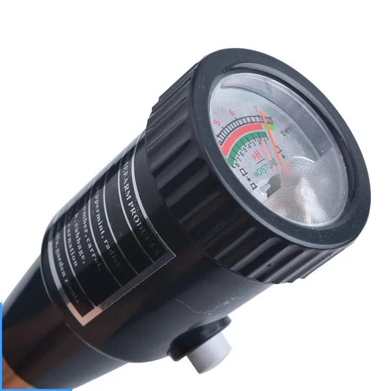 แบบพกพาดิน PH Meter 1-8% พืช PH 3-8ระดับ Moisture Tester สำหรับโรงงานสวนดอกไม้ Crop hydroponics Analyzer