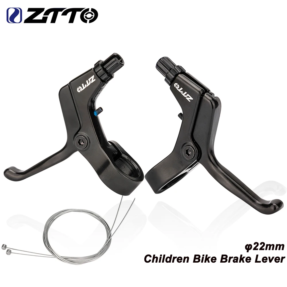 ZTTO 1 Pair Bicycle Brake Levers Children Bicycle Brake Lever Handle Universal For Kids Bikes 22mm 7/8 inch Handlebar