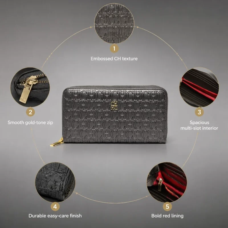CHHC Dompet Panjang Uniseks Ba - Women Bags Rack ulasan dan harga