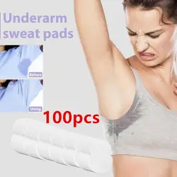 100pcs Dress Clothing Perspiration Deodorant Underarm Pads Pads Armpit Care Sweat Absorbent Pads Deodorant For Women Men