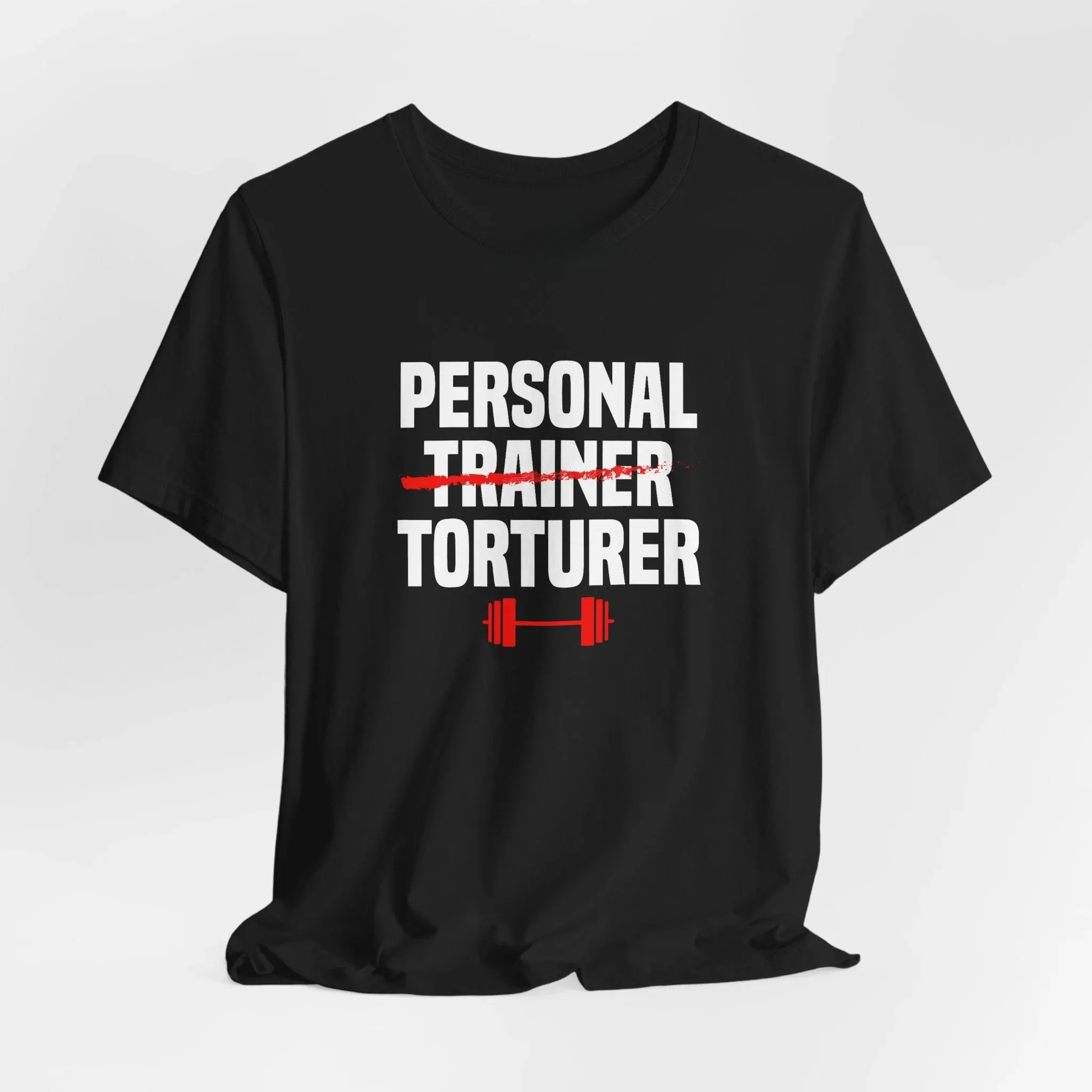Personal Trainer Torture Gym T-shirt Fitness Motivation Training T-shirt Men's Loose Casual Streetwear Shirt  vintage t shirt