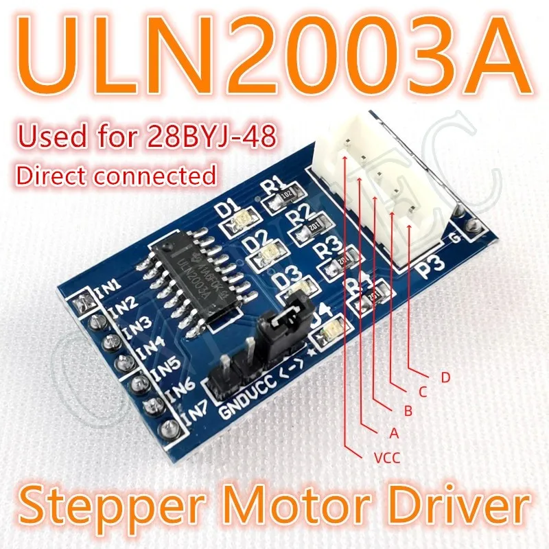 ULN2003AN ULN2003 Stappenmotor Driver Module Board voor Arduino 28BYJ-48 5V 12V High Power Development Systeem Board
