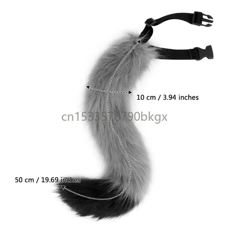 CATS FOXES TAIL HALLOWEEN COSPLAY FASTUME