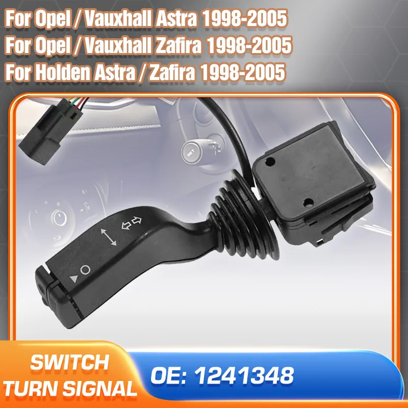 

Indicator Switch For Opel Vauxhall Holden Astra G Zafira A 1998-2005 Steering Column Headligh Turn Signal Switch 1241348 1541348