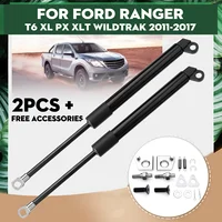1 par para Ford Ranger para T6 Xl Px Xlt Wildtrak 2012 2013 2014 2015 2016 puntal de puerta trasera amortiguador de Gas lento hacia abajo izquierda y derecha