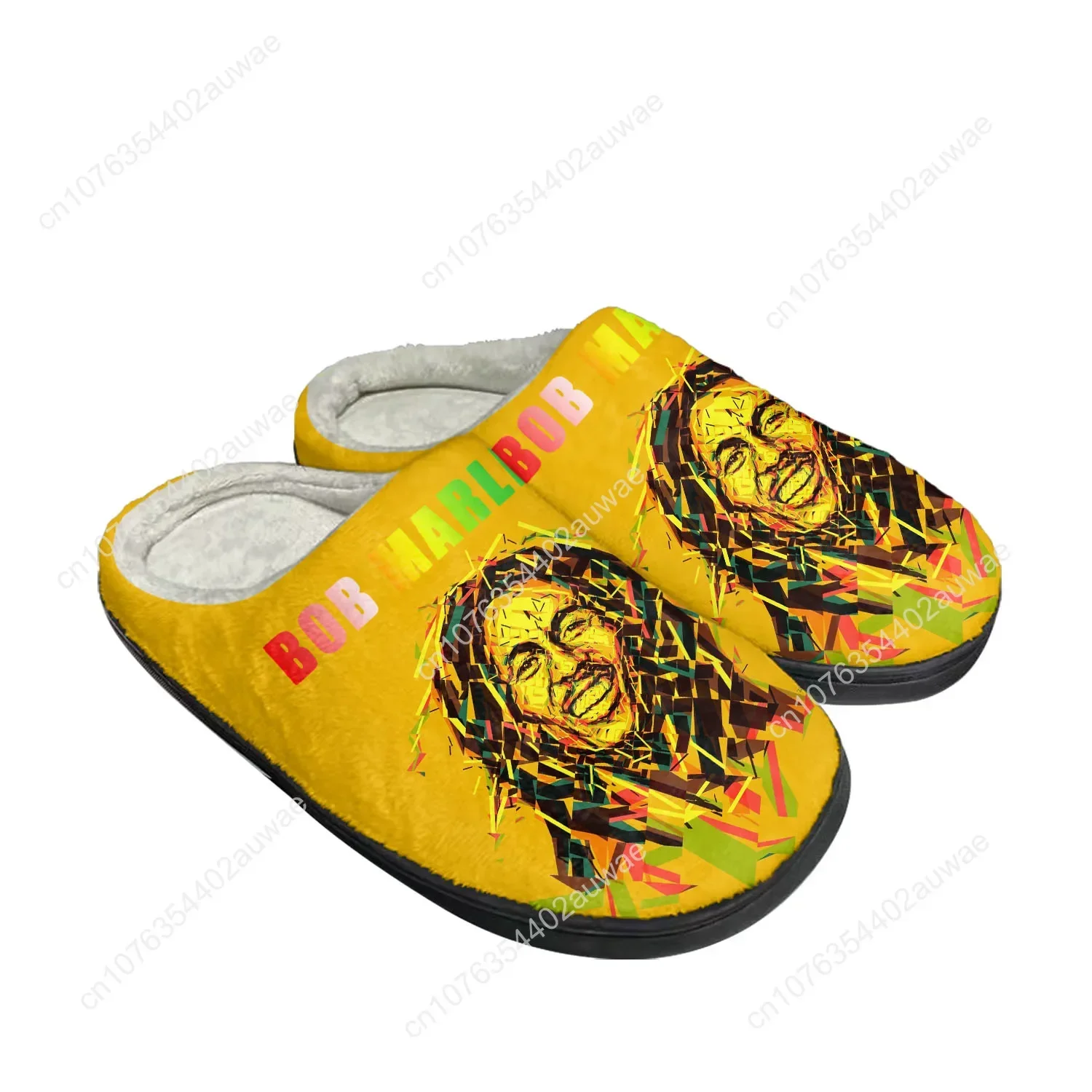 Bob Marley Home Cotton Slippers High Quality Mens Womens Youth Boy Girl Plush Bedroom Keep Warm Shoes Custom Thermal Slipper
