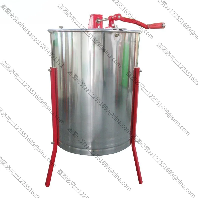 Suitable for 3 Frame Manual Stainless Steel Honey Extractor, Premium Beekeeping Honey Separator Drum Wholesale