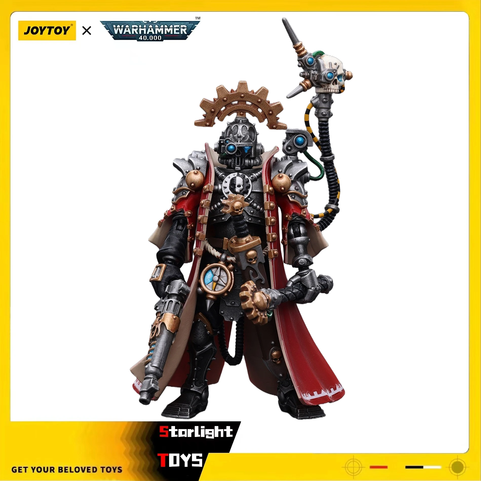 

JOYTOY 1/18 Action Figure Warhammer 40K Adeptus Mechanicus Skitarii Marshal Model Toy Gifts