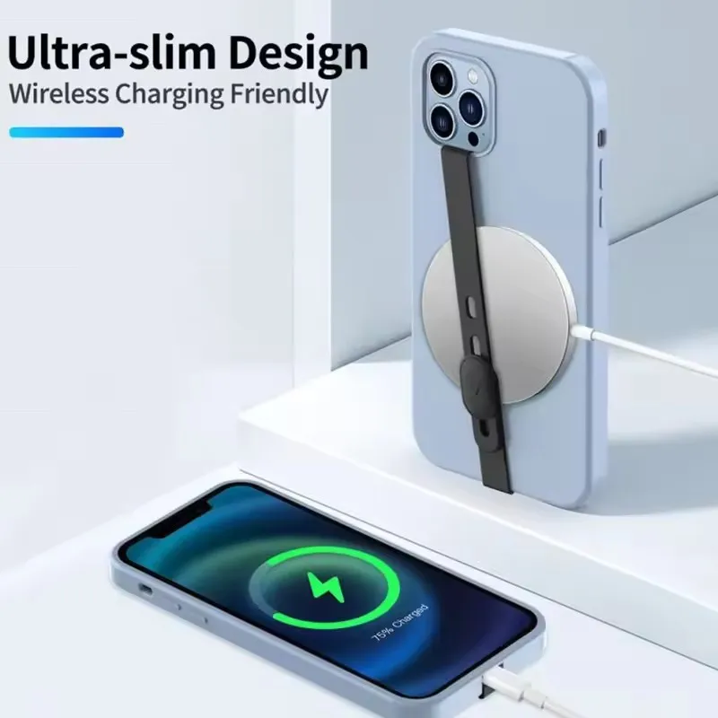 Elastic Silicone Phone Straps Wristband Hand Band Grip Finger Ring Anti-Lost Holder Strap Ropes