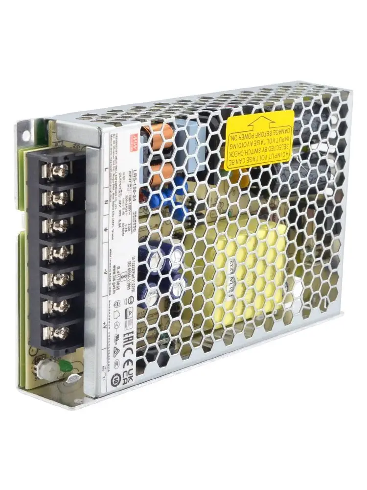 Meanwell LRS-150-24 AC zu DC Netzteil 150W 24VDC 6,5A Einzel-Ausgang Geschlossenes Schaltnetzteil