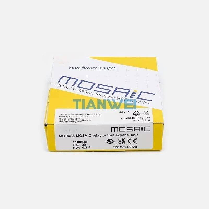 

MOR4S8 100% High Quality Italy REER Safety Relay Module Safety Expansion Module