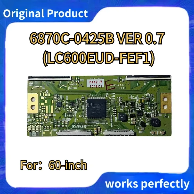 Original 6870C-0425B VER 0.7 (LC600EUD-FEF1) T-CON board 120HZ for 60 inch TV repair 6870C 0425