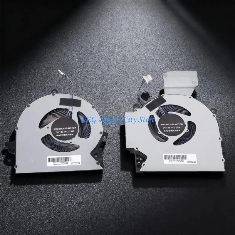 

U75B Laptops CPU GPU Radiators Fan DC12V 4Pin 4wires for OMEN 16-B 16-C