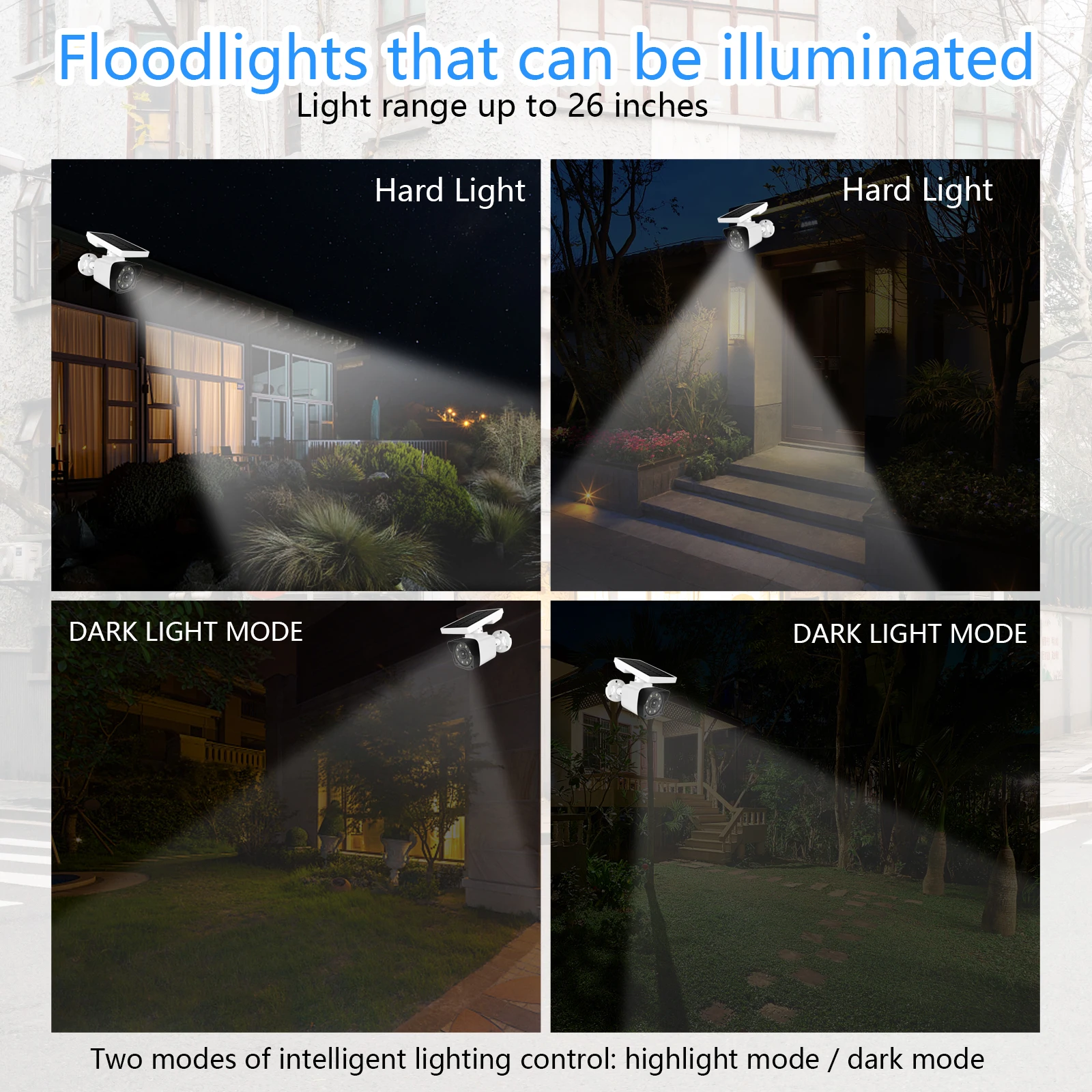 Solar Power Dummy ip Camera wifi Charging Security Waterproof Fake Camera Outdoor Bullet LED Light CCTV Surveillance Camera