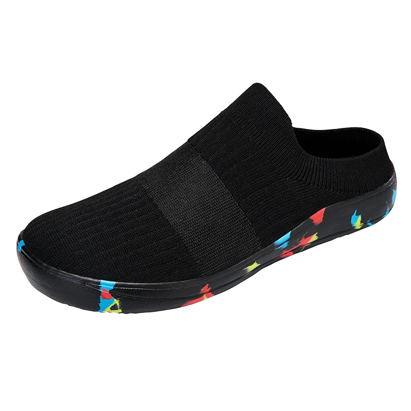 

Casual sneakers men's casual sports shoes, wide-footed casual flat shoes, large-sized 39-48 half-slippers men's shoes