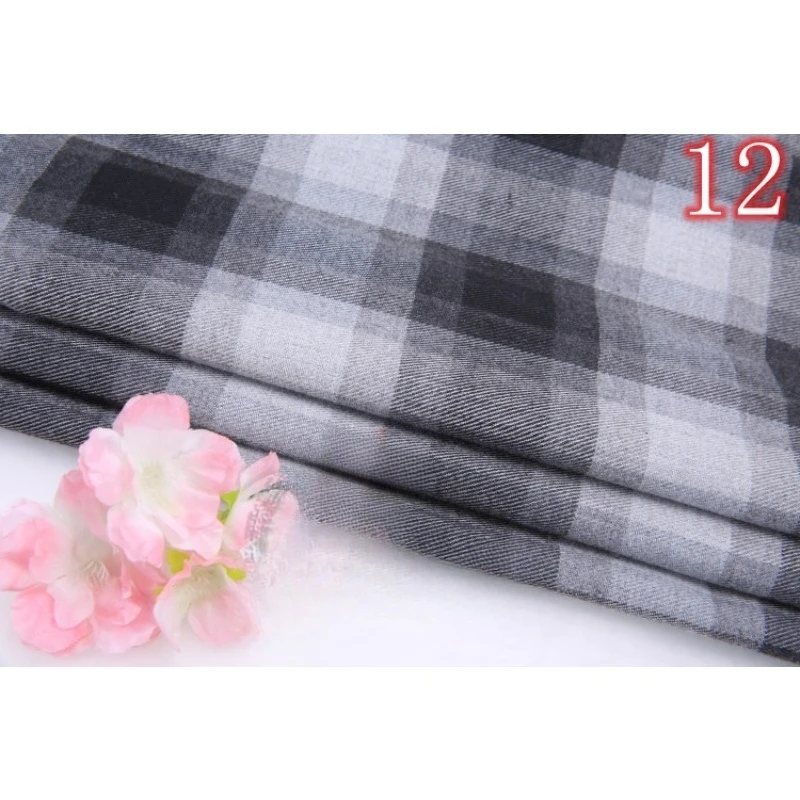 الاسكتلندية منقوشة النسيج المفروشات الناعمة بالمتر للتطريز التنانير السراويل الملابس المدرسية مفارش المائدة Diy بها بنفسك الخياطة القماش النسيج #5