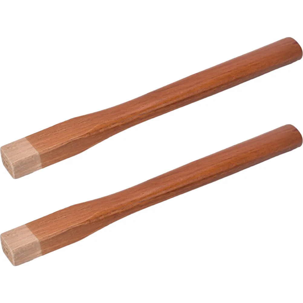 2Pcs Hatchet Handle Replacement Fine Polished Wooden Grip Sturdy Construction Comfortable Hold Easy Installation for Outdoor
