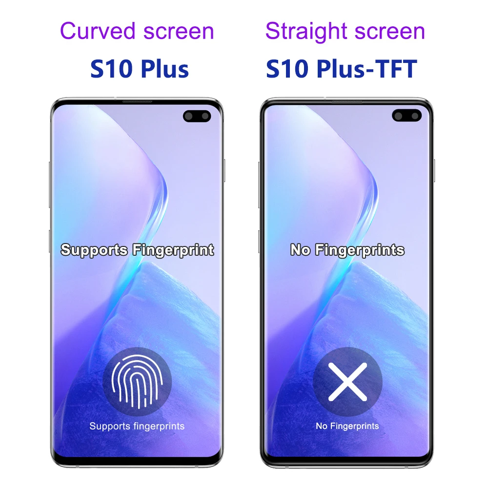 6.4''S10 Plus For Samsung Tested S10+ G975F G975U G975W G975 LCD Display Touch Screen Digitizer Assembly Replacement image 3