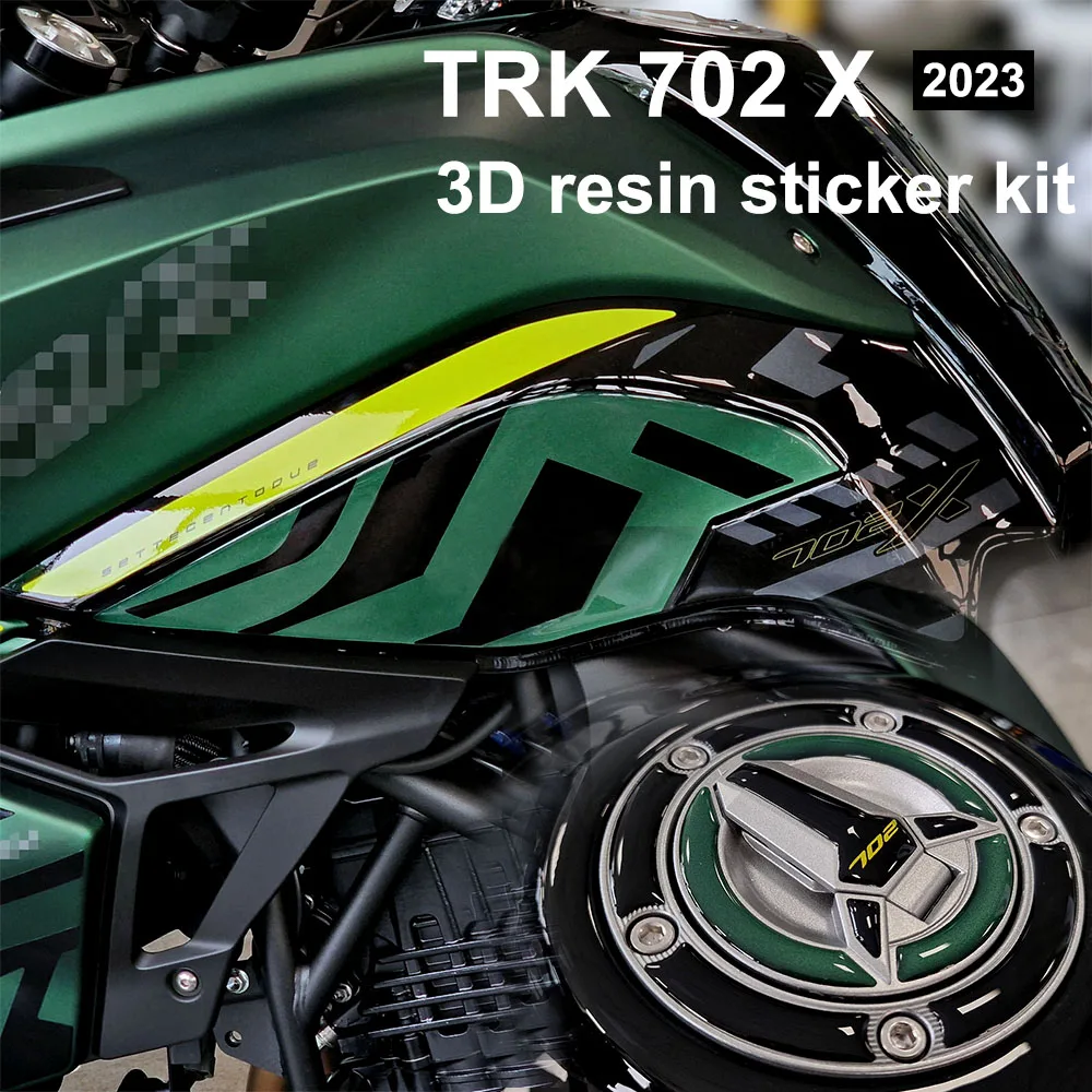 

Мотоциклетные 3D резиновые защитные наклейки для Benelli TRK 702X 2023, комплект водонепроницаемых протекторов от царапин