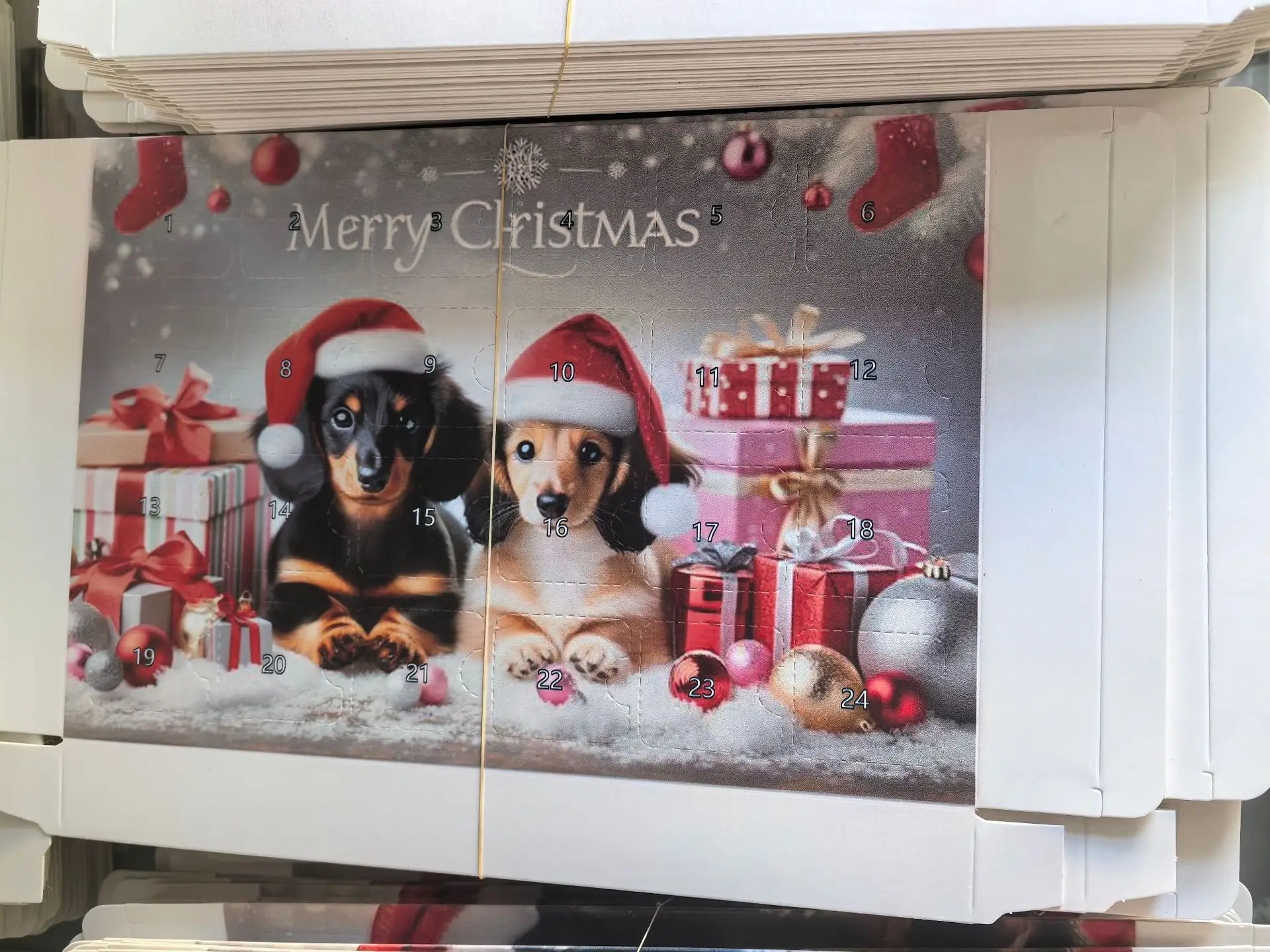 

2025 такс, 24-дневный рождественский календарь обратного отсчета, фигурки такс, украшения, рождественский адвент-календарь, рождественские подарки для любителей собак