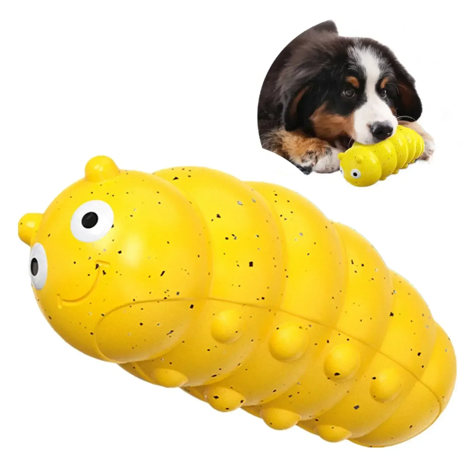 

Indestructible Squeaky Dog Chew Toys for Aggressive Chewers, Food Grade Material Dog Chew Toys, Tough Durable Dog Toys Medium