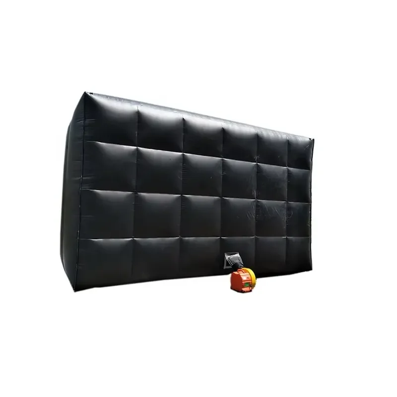 Inflatable Wall Large Black Outdoor Event Display Backdrop Customized Advertising Partition for Brand Promotion