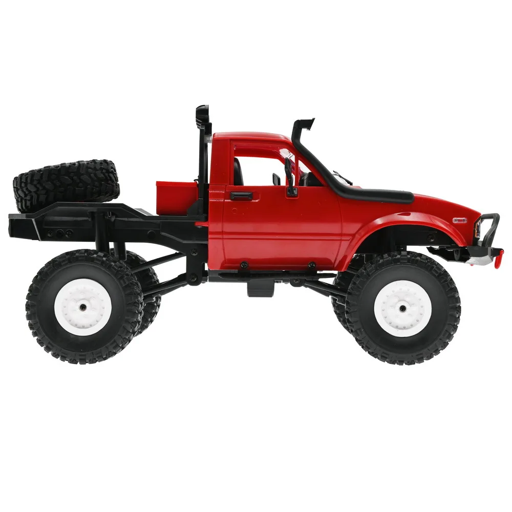 Wpl C14 1/16 Rc Pick Car 2.4g 4wd Off Road Rc Military Car Rock Crawler Truck Handle Full Proportional Control Rtr Rc Truck Toys