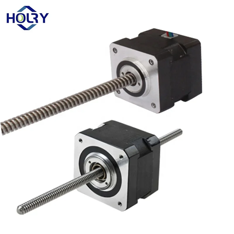 Actuador lineal paso a paso Reversible híbrido de paso de Motor de tornillo de avance Nema34 86*86mm personalizado HOLRY