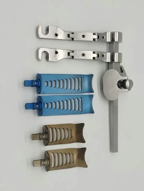 Orthopedic Retractor Self Retaining Retractor Tissue Spreader With 4 Blades Stainless Steel Instrument Blue Brown Options