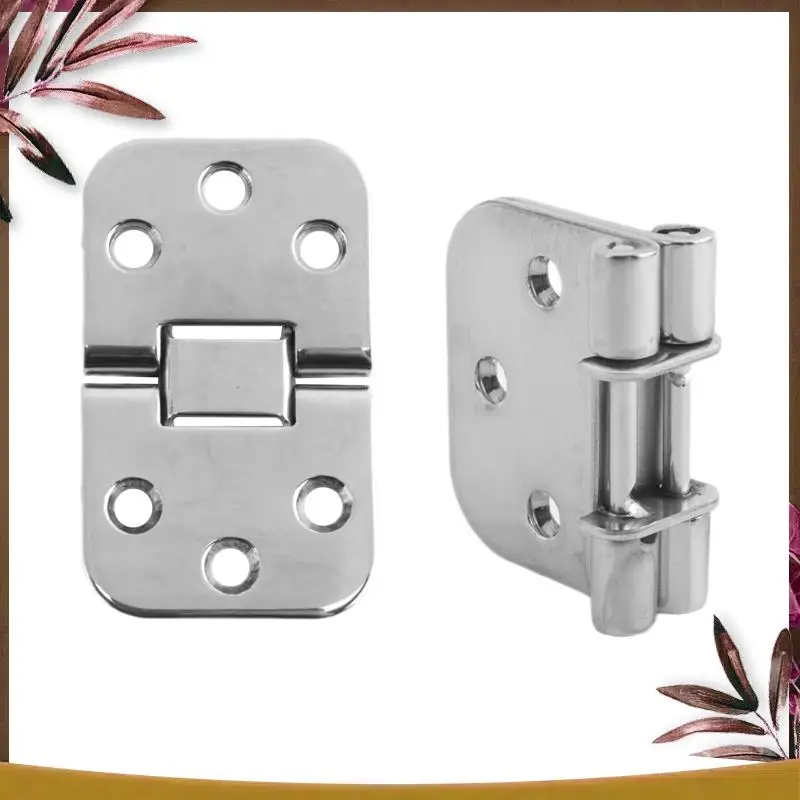 AB59-2 ชิ้น Marine Level บานพับกระจกสแตนเลสเกรดขัดเงาสําหรับเรือ, Rvs, Marine อุปกรณ์เสริม