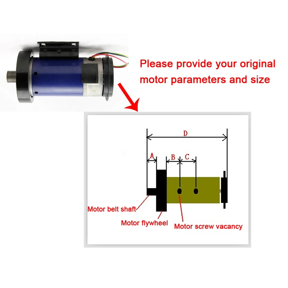 1Pcs High Power Treadmill Motor Universal Permanent Magnet DC Motor 1.0 1.5 2.0 2.5 3.0 4.0 5.0HP