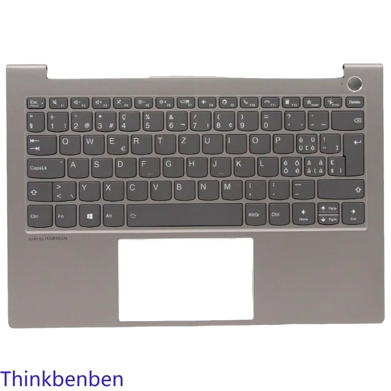 

Верхний корпус клавиатуры SWS Swiss Mineral Gray, чехол для упора для рук для Lenovo ThinkBook 13s G3 ACN 5CB1C72425