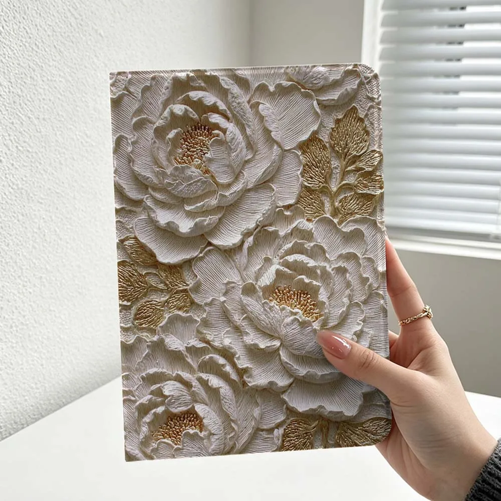 Art Floral Pattern Design For iPad Pro Air mini 7 6 5 4 3 2 1 9gen M5 M4 11th 10th A17 Pro A16 Soft Inch Tablet Case Cover