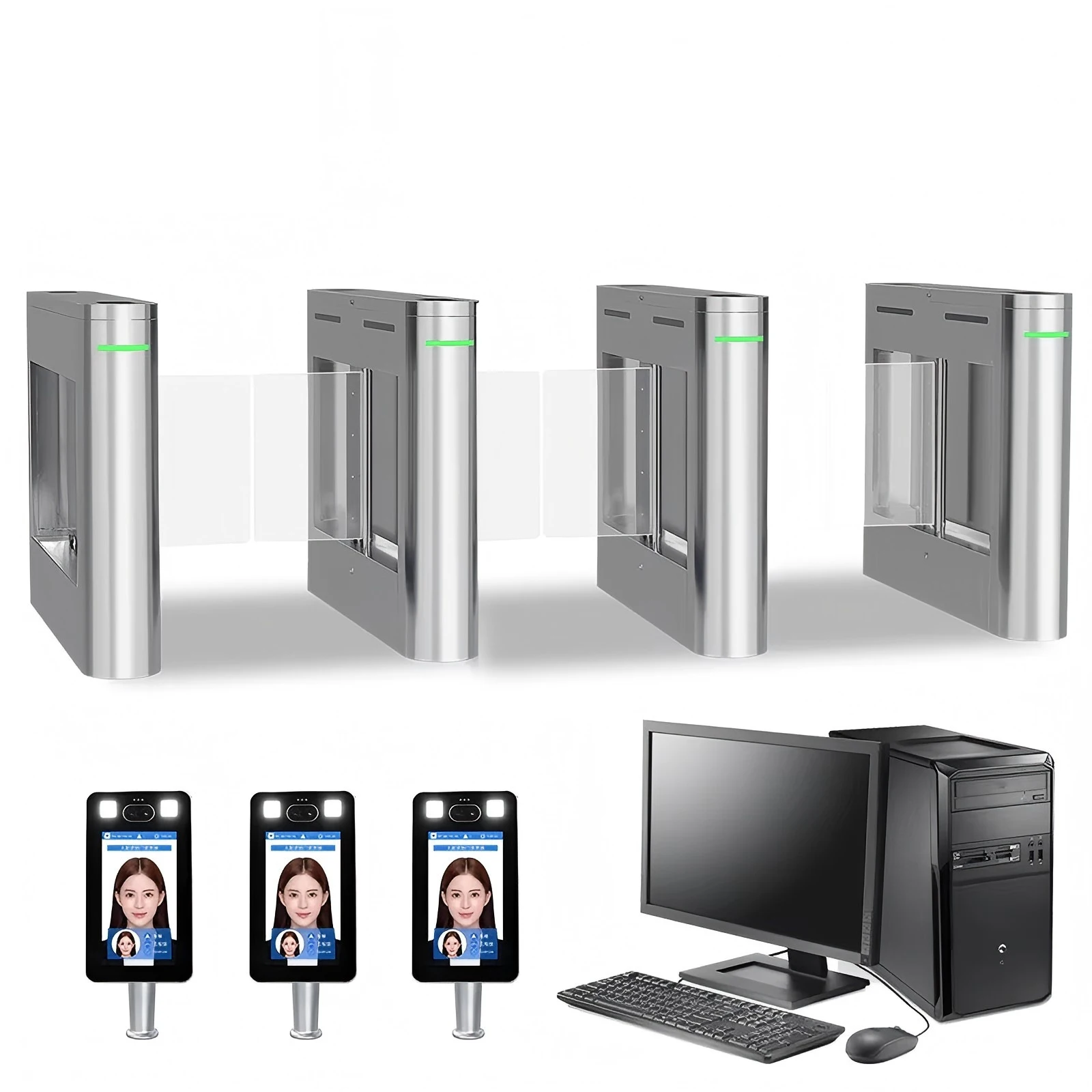 Qigong Tourist Attraction Electronic Ticket Checking Software Efficient Management System for Turnstiles for Research Base