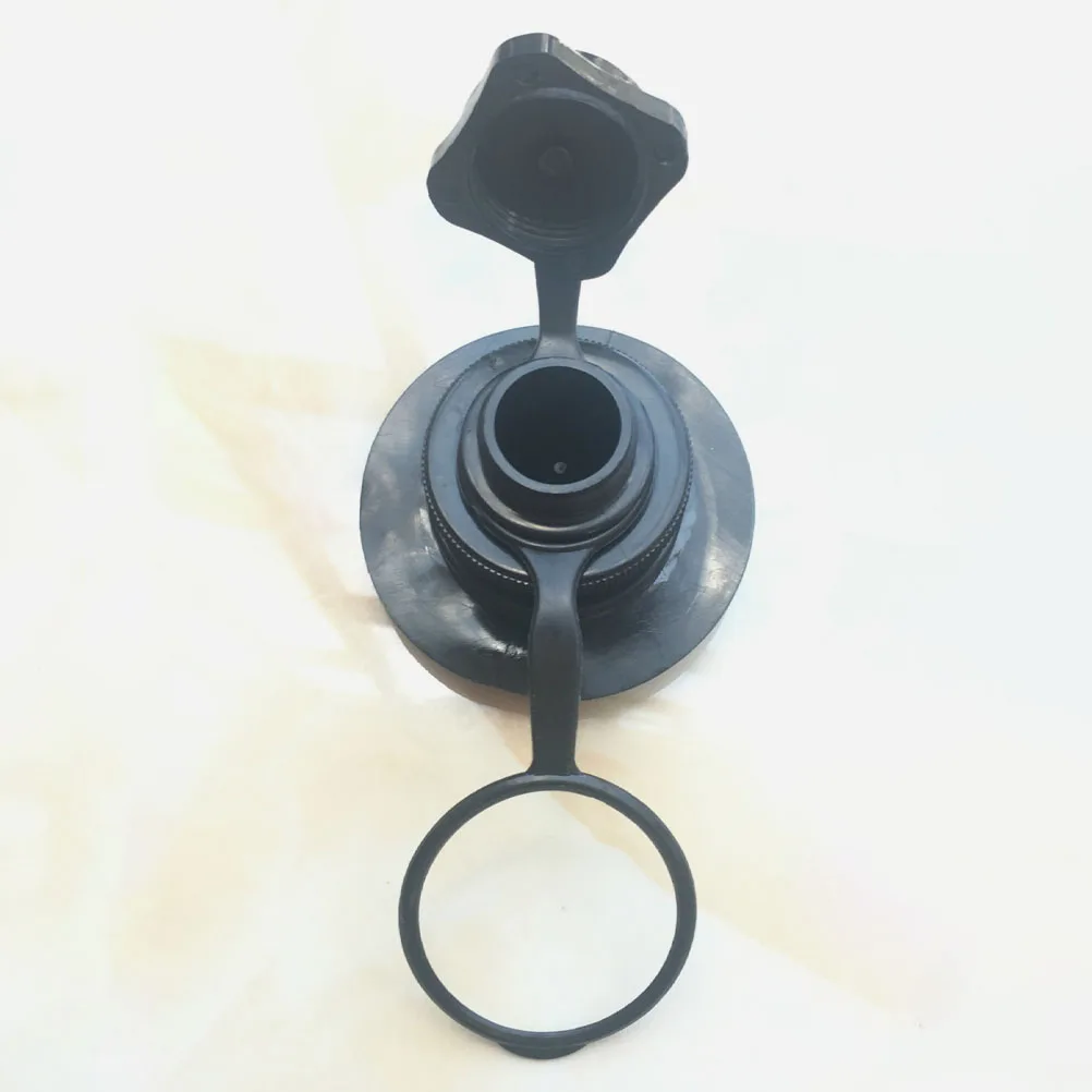 

Inflatable Boat Air Valve Nozzle Cover Spiral Adapter Black Kayak Supplies ABS Material High Efficiency Wide Application Simple