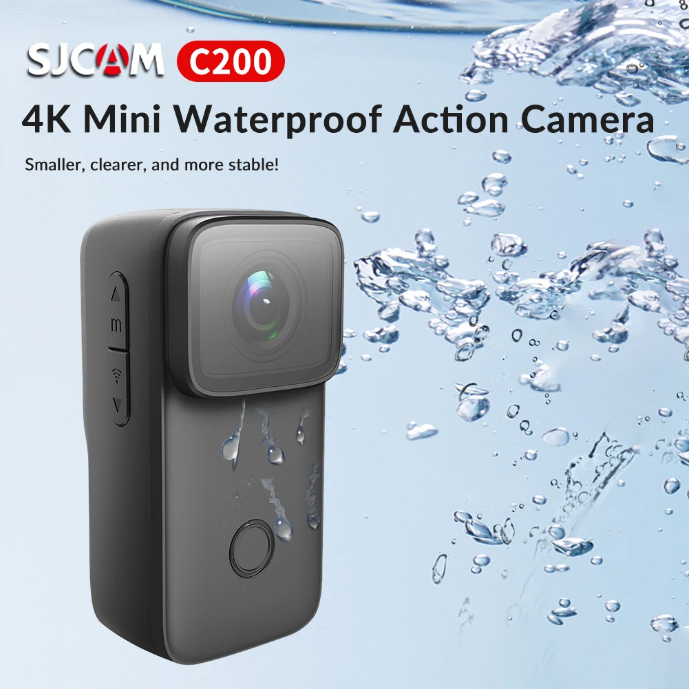 SJCAM C200 Underwater Diving Aerial Photography Riding 4K Night Vision Outdoor High-definition Anti-shake Sports Camera